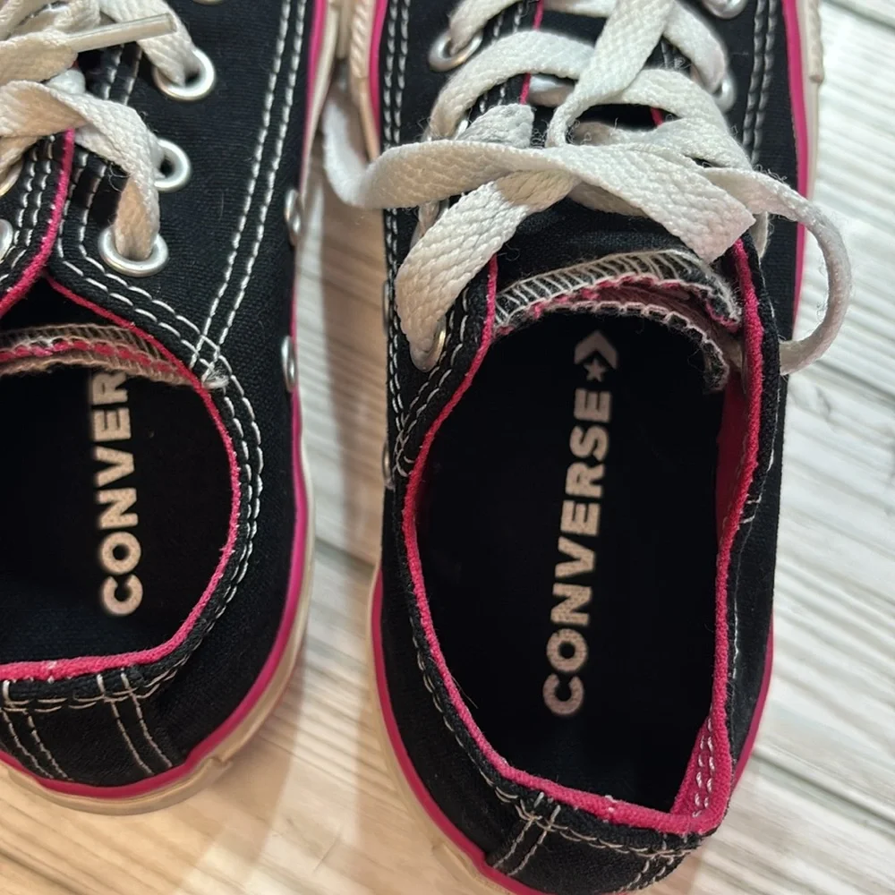 Converse Chuck Taylor All Star Black Sneakers Slip On Girls Size 12